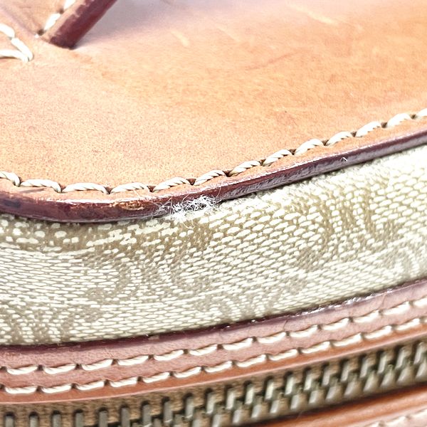 CELINE Macadam Blason Triomphe Vanity Vintage Handbag PVC/Leather Women's [Used B] 20230807
