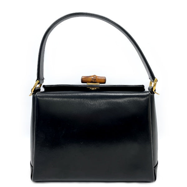 GUCCI Vintage Bamboo Turnlock 2WAY Women's Handbag 000.2026.0175 Black [Used B/Standard] 20416833
