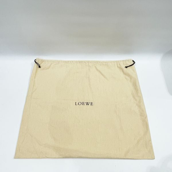 LOEWE New Roadline Anagram Logo Plate Tote Bag Canvas/Leather Unisex [Used B] 20230821