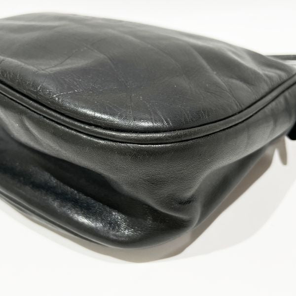 LOEWE Vintage Anagram Crossbody Women's Shoulder Bag Black [Used B/Standard] 20416878