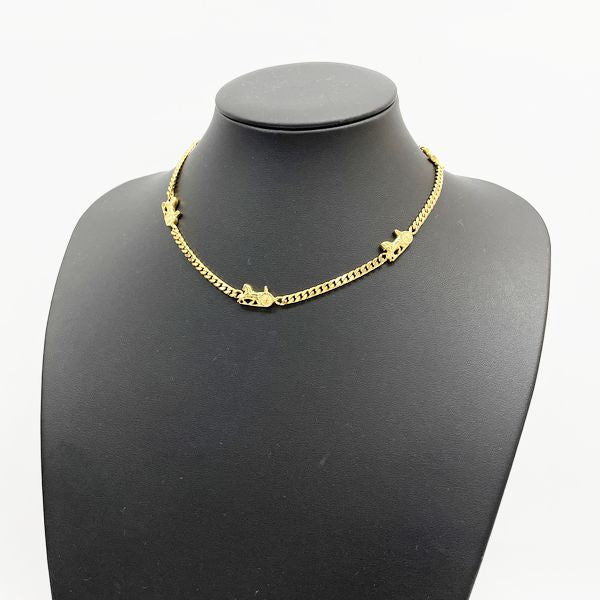 CELINE Carriage Metal Kihei Chain Vintage Necklace GP Women's [Used B] 20230724