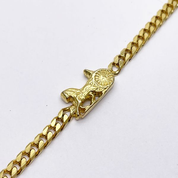 CELINE Carriage Metal Kihei Chain Vintage Necklace GP Women's [Used B] 20230724
