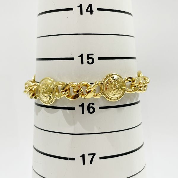 Gianni Versace Medusa Round Chain Vintage Bracelet GP Women's [Used AB] 20230829