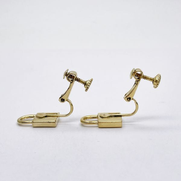 Christian dior hotsell gold earrings