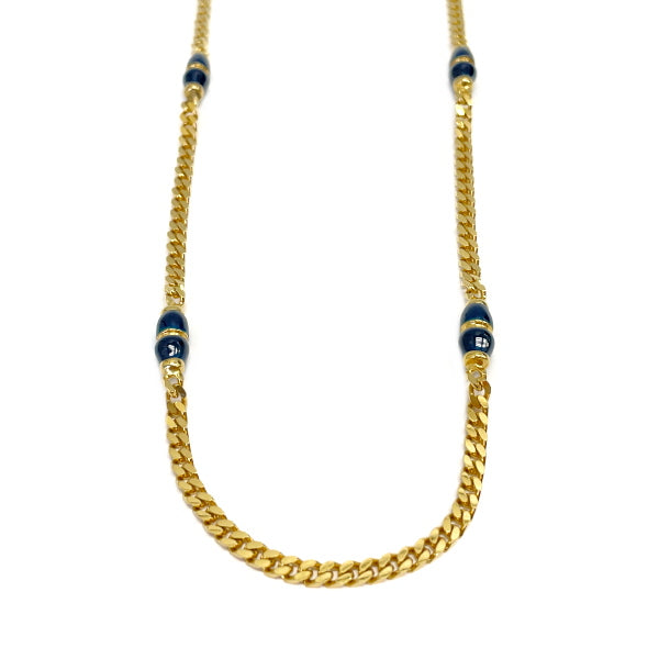 CELINE Vintage Long Chain Double Wrap Necklace GP Women's [Used B] 20230710