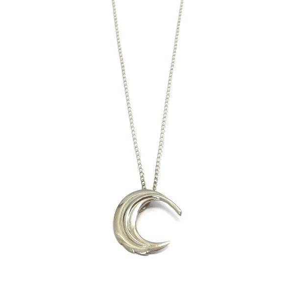 TIFFANY&amp;Co. Vintage Crescent Moon Necklace Silver 925 Women's [Used B] 20231102