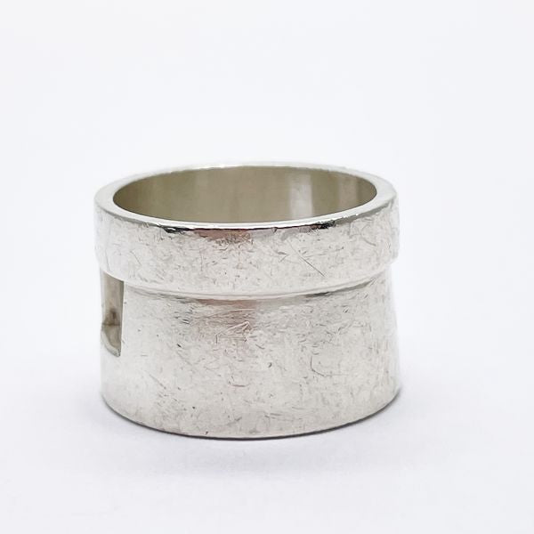 GUCCI Cutout No. 12 Ring Silver 925 Men's [Used B] 20230705