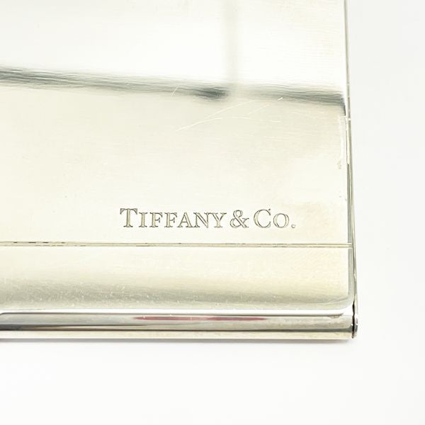 TIFFANY&Co.(ティファニー) 名刺入れ ロゴ  カードケース シルバー925 ユニセックス【中古B】20231102