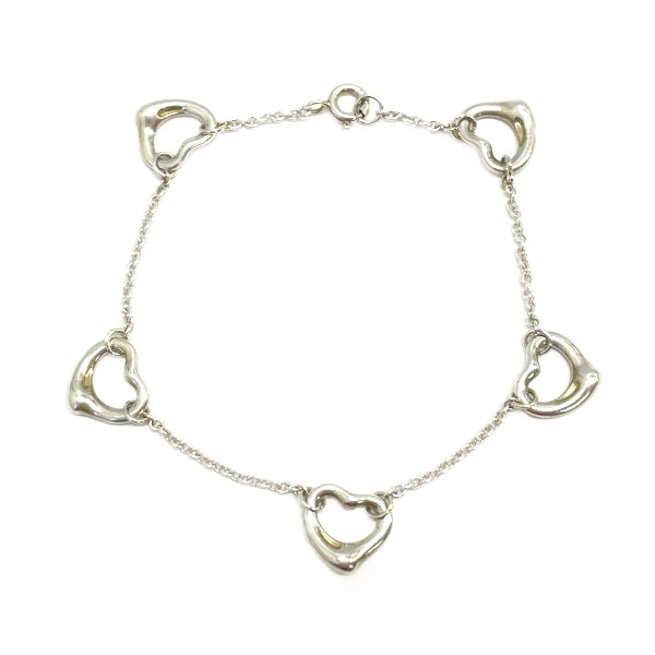 TIFFANY&amp;Co. Open Heart 5P Bracelet Silver 925 Women's [Used B] 20231102