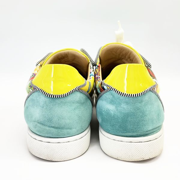 Christian Louboutin Multicolor Spike Low Unisex Sneakers [Used B/Standard] 20417033