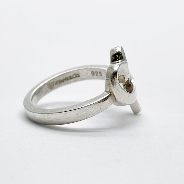 TIFFANY&amp;Co. Tiffany Loving Heart Silver 925 Women's Ring No. 9 [Used B/Standard] 20417076