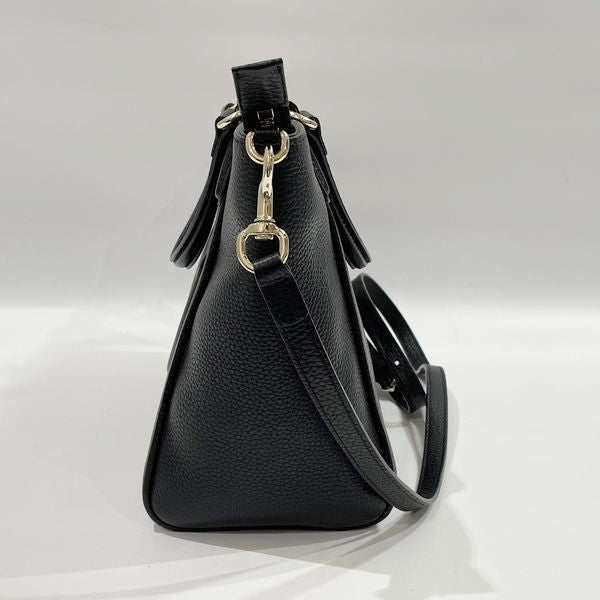 GUCCI Gucci Soho 2WAY Fringe Interlocking G Crossbody Women's Handbag 369176 Black [Used AB/Slightly Used] 20417311