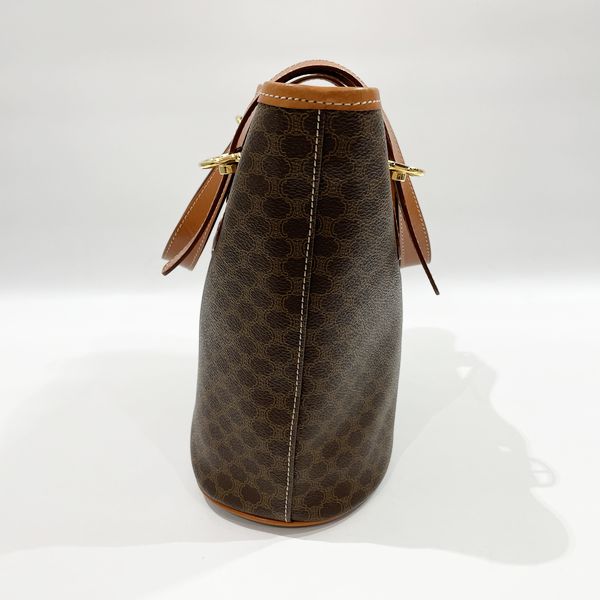 CELINE Vintage Macadam Blason Triomphe Old Tote Bag Women's Handbag Brown [Used AB/Slightly Used] 20417372