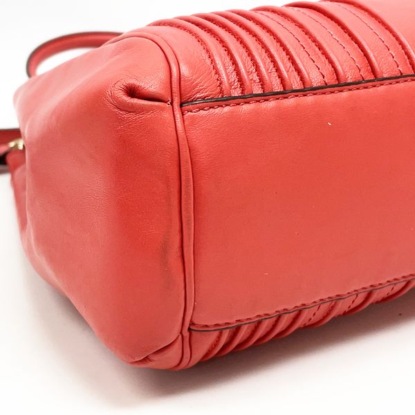 COACH Madison Pintuck Minetta with plate 2WAY 27888 Handbag Leather Women's [Used AB] 20230727