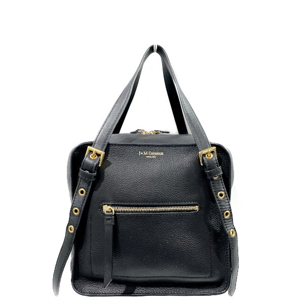 J&amp;M Davidson SMALL VITA Square 2WAY Women's Handbag Black [Used AB/Slightly used] 20417638