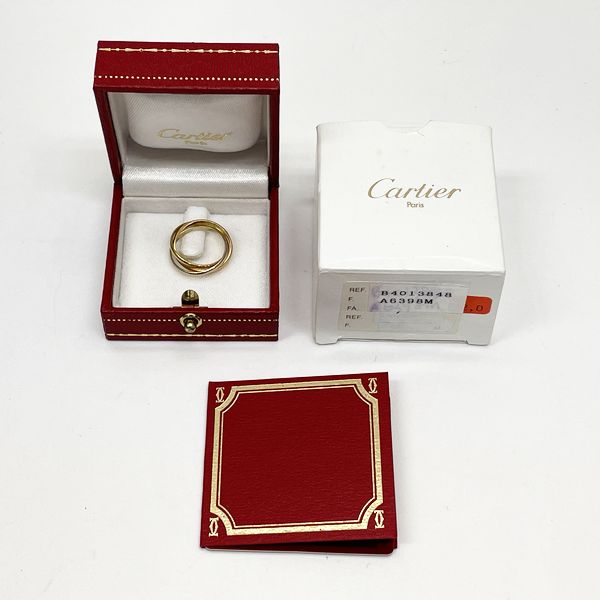 CARTIER Trinity No. 6 Ring K18 Yellow Gold/K18 Pink Gold/K18 White Gold Women's [Used B] 20230724