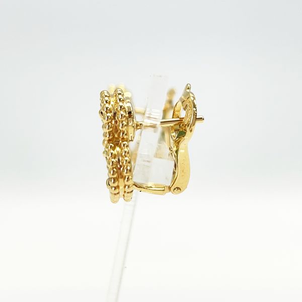 Van Cleef &amp; Arpels Vintage Alhambra Malachite K18YG Women's Earrings VCARO3QL00 [Used AB/Slightly Used] 20417647