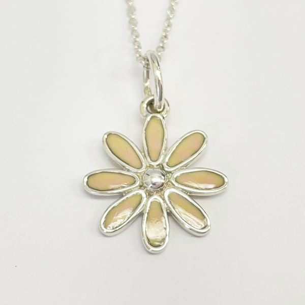 TIFFANY&amp;Co. Daisy Flower Necklace Silver 925 Women's [Used AB] 20230710