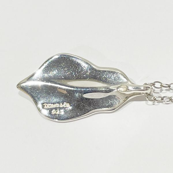 TIFFANY&amp;Co. Leaf Motif Necklace Silver 925 Women's [Used B] 20230825
