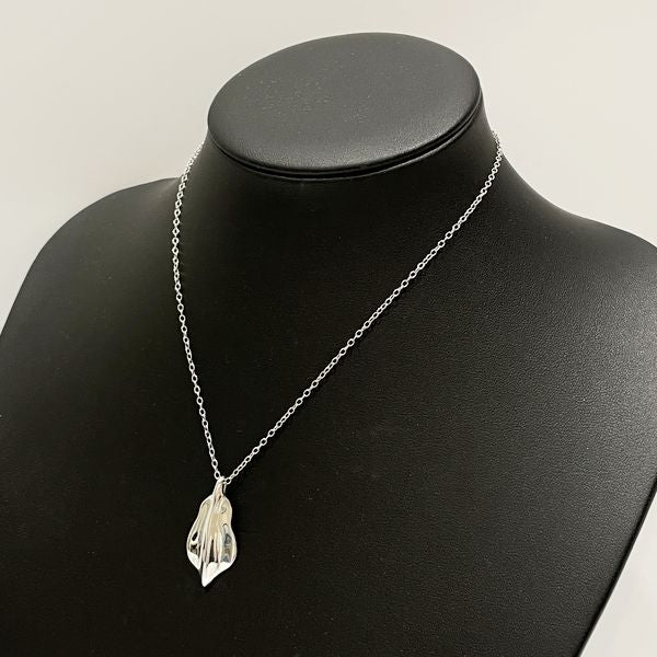 TIFFANY&amp;Co. Leaf Motif Necklace Silver 925 Women's [Used B] 20230825