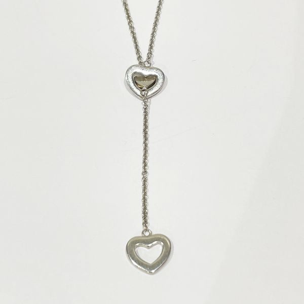 TIFFANY&amp;Co. Tiffany Heart Link Lariat Silver 925 Women's Necklace [Used B/Standard] 20417659