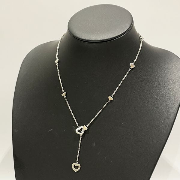 TIFFANY&amp;Co. Tiffany Heart Link Lariat Silver 925 Women's Necklace [Used B/Standard] 20417659