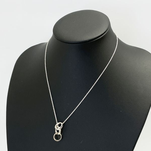 TIFFANY&amp;Co. Tiffany 1837 Interlocking Circle Lariat Silver 925 Women's Necklace [Used/] 20417660