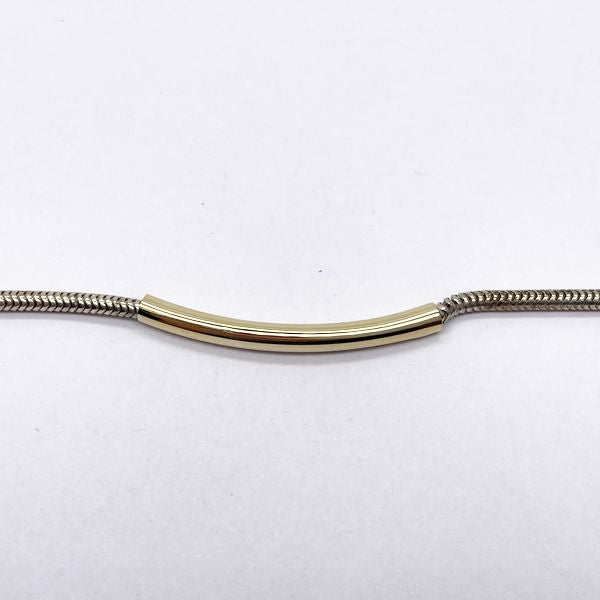 TIFFANY&amp;Co. [Rare] Vintage Pipe Snake Bracelet Silver 925/K14 Yellow Gold Women's [Used B] 20230726