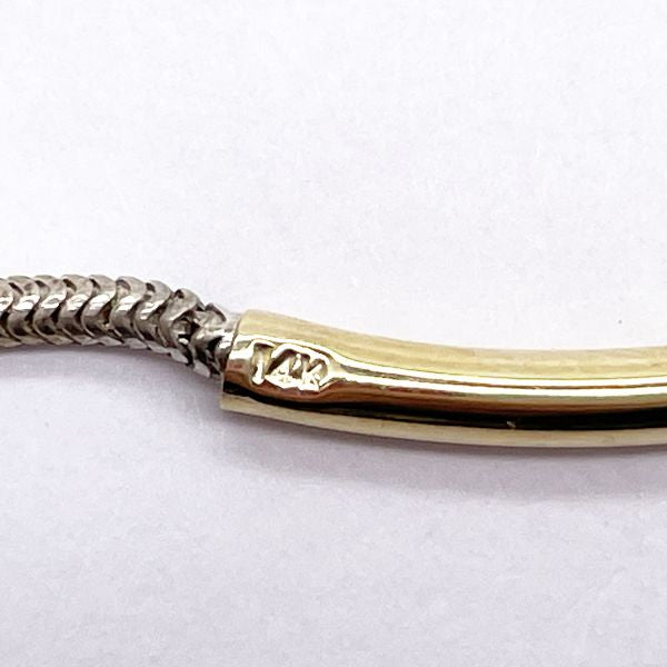 TIFFANY&amp;Co. [Rare] Vintage Pipe Snake Bracelet Silver 925/K14 Yellow Gold Women's [Used B] 20230726