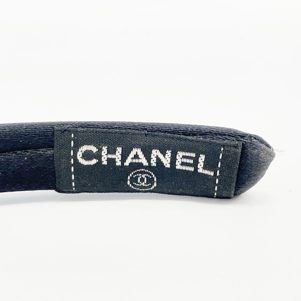 CHANEL Ribbon Headband Hair Accessory Hair Ornament Vintage Other Fashion Accessories Satin Ladies [Used B] 20230719