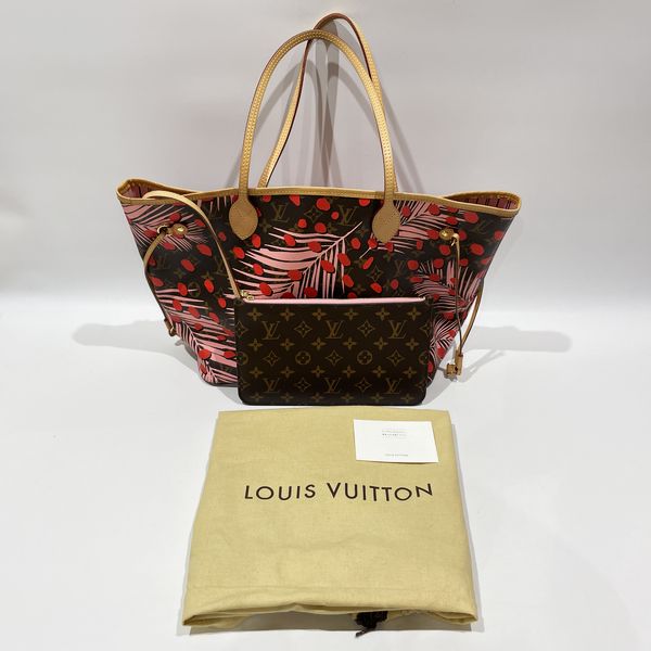LOUIS VUITTON Jungle Dot Neverfull MM Women's Tote Bag with Pouch M41979 [Used B/Standard] 20418603