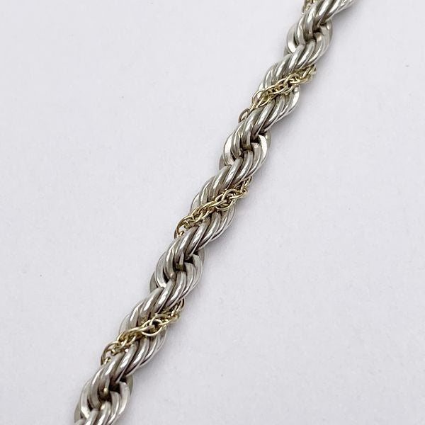 TIFFANY&amp;Co. Tiffany Vintage Twist Combination Silver 925 K18YG Women's Bracelet [Used B/Standard] 20418853