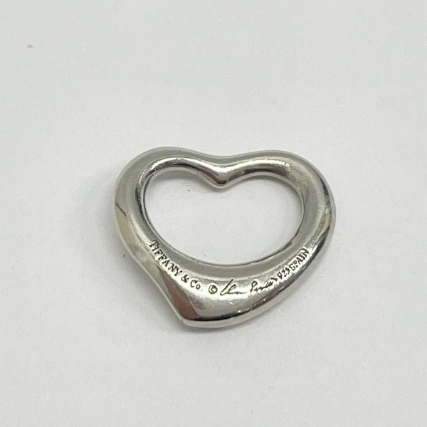 TIFFANY&amp;Co. Open Heart 16mm Pendant Top Silver 925 Women's [Used B] 20230809