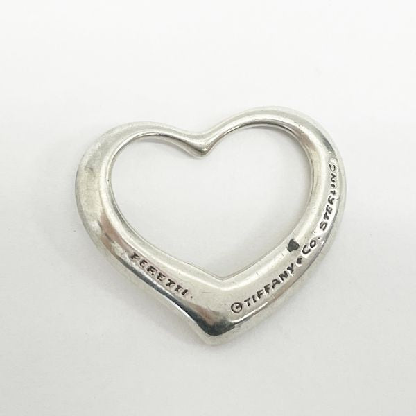 TIFFANY&amp;Co. Open Heart 27mm Pendant Top Silver 925 Women's [Used B] 20230809