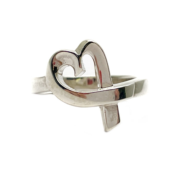 TIFFANY&amp;Co. Loving Heart No. 10.5 Ring Silver 925 Women's [Used B] 20230712