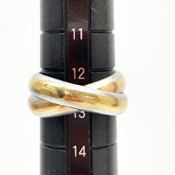 CARTIER Vintage Combi 2-row K18YG K18PG Stainless Steel Unisex Ring 55/13 [Used B/Standard] 20419692