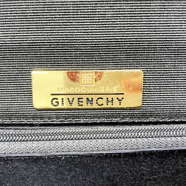 GIVENCHY Plate with replacement button Top handle Vintage handbag canvas ladies [Used B] 20230817