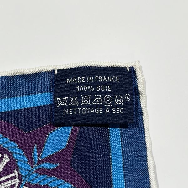 HERMES CARRE 90 Zouaves et Dragons Zouaves and Dragons Scarf Silk Women's [Used AB] 20230828