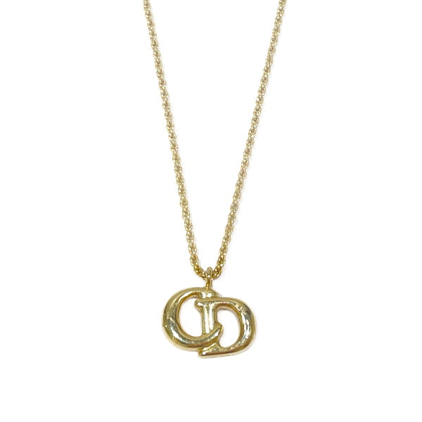 Christian Dior Vintage CD Logo GP Women's Necklace Gold [Used B/Standard] 20419895