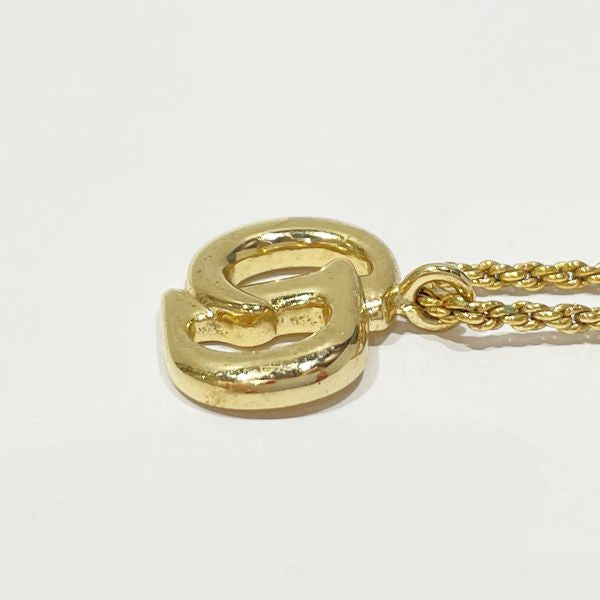 Christian Dior Vintage CD Logo GP Women's Necklace Gold [Used B/Standard] 20419895