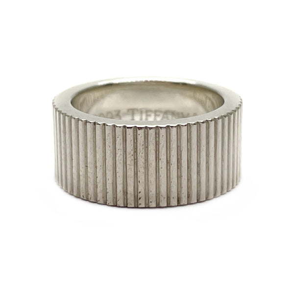 TIFFANY&amp;Co. [Rare] Coin Edge No. 7 Ring Silver 925 Women's [Used B] 20230724