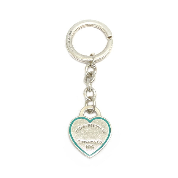 TIFFANY&amp;Co. Return to Tiffany Heart Key Keychain Silver 925 Women's [Used B] 20230810