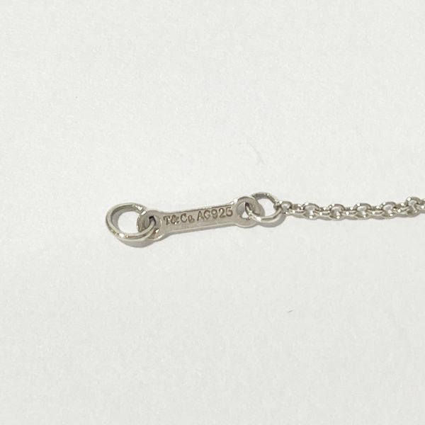 TIFFANY&amp;Co. Crown of Heart 1P Diamond Necklace Silver 925 Women's [Used B] 20230825