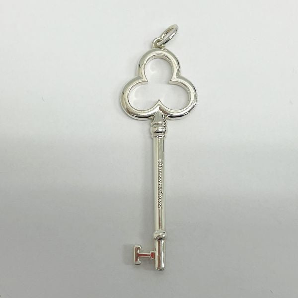TIFFANY&amp;Co. Trefoil Key Pendant Top Pendant Top Silver 925 Women's [Used B] 20230809