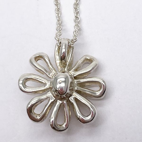 TIFFANY&amp;Co. Daisy Flower Necklace Silver 925 Women's [Used B] 20230728