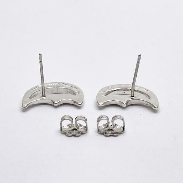 TIFFANY&amp;Co. Crescent Moon Crescent Moon Earrings Silver 925 Women's [Used B] 20230801
