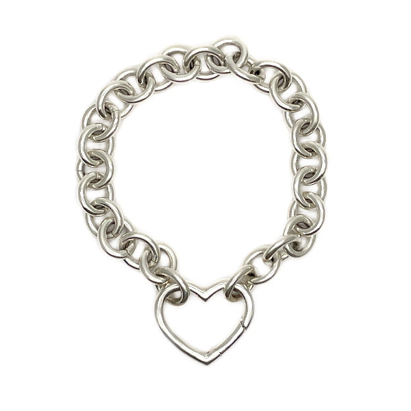 TIFFANY & Co. Tiffany [Incomplete] Round Link Heart Clasp Silver 925 Women's Bracelet [Used BC/Used] 20419928
