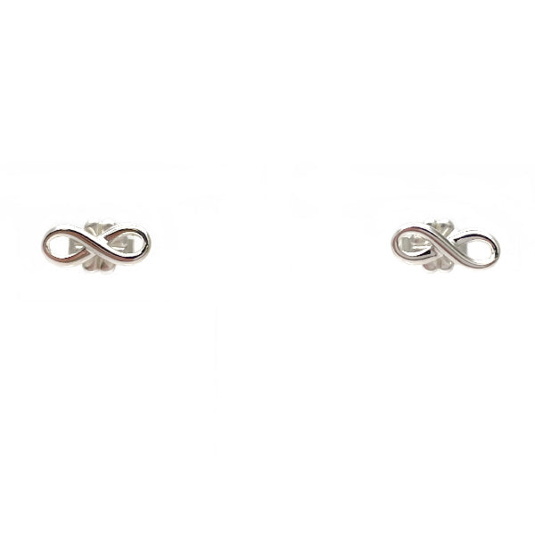 TIFFANY&amp;Co. Tiffany Infinity Silver 925 Women's Earrings [Used AB/Slightly Used] 20419937