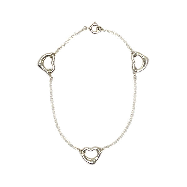 TIFFANY&amp;Co. Tiffany Open Heart Silver 925 Women's Bracelet [Used B/Standard] 20419938
