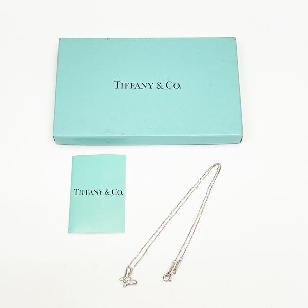 TIFFANY&amp;Co. Butterfly Necklace Silver 925 Women's [Used B] 20230728